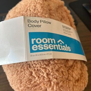 Room Essentials Warm Tan Body Pillow Cover